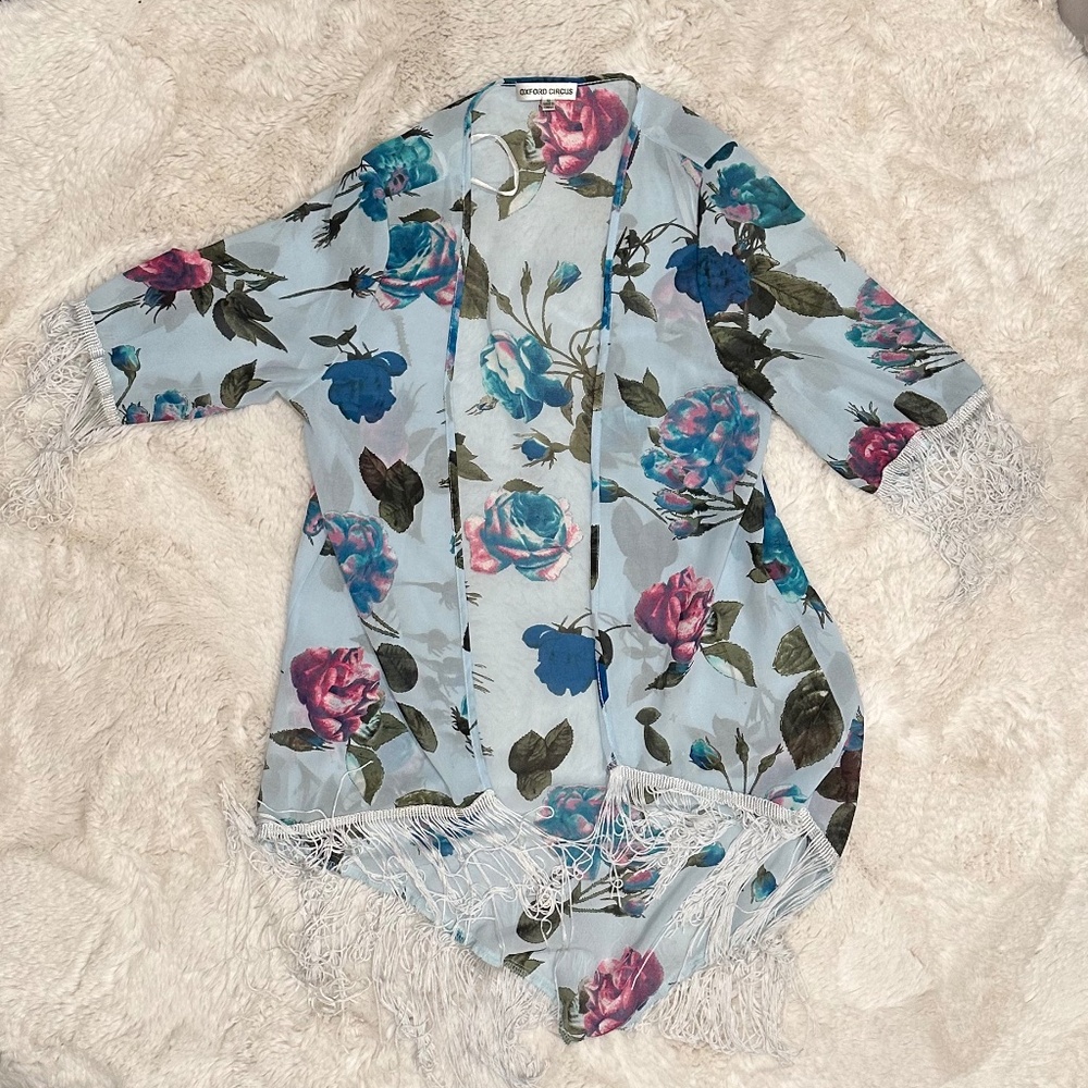 Oxford Circus Floral Shawl Medium Size